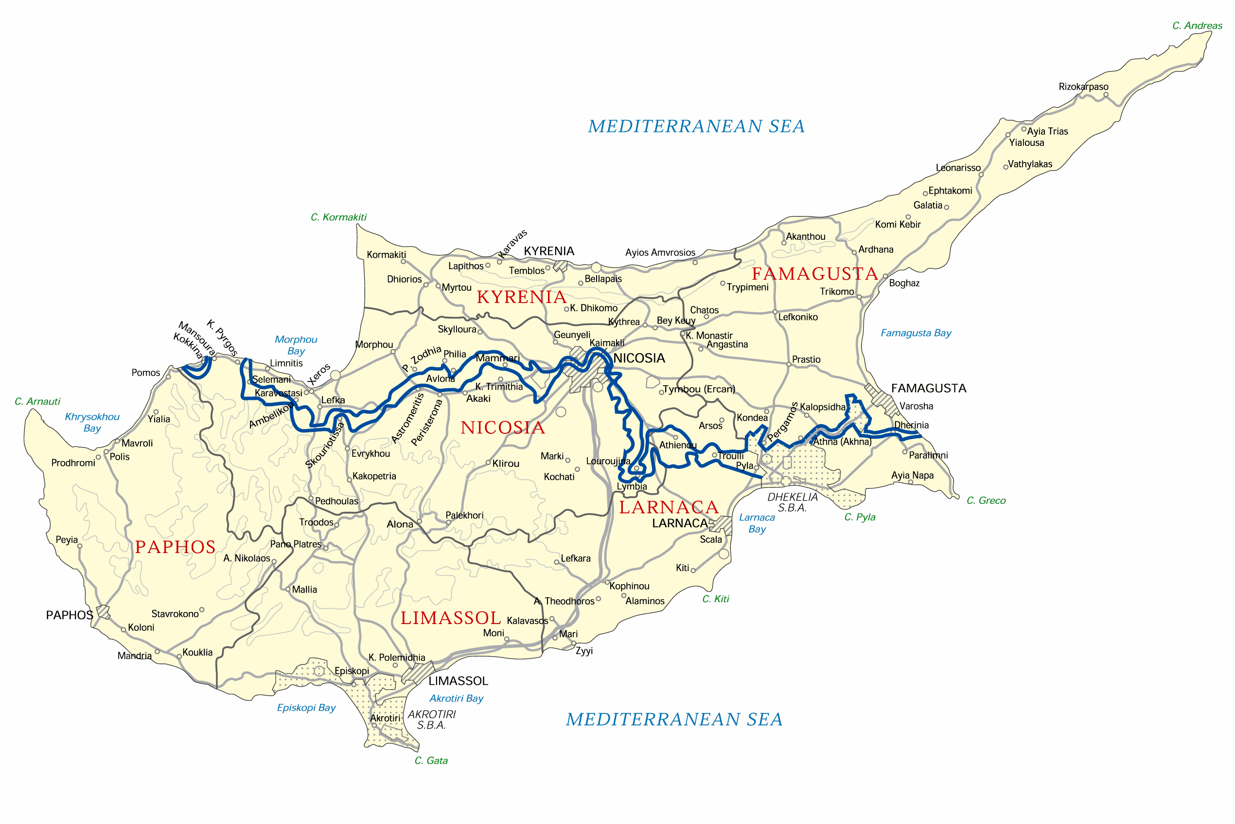 Cyprus Maps